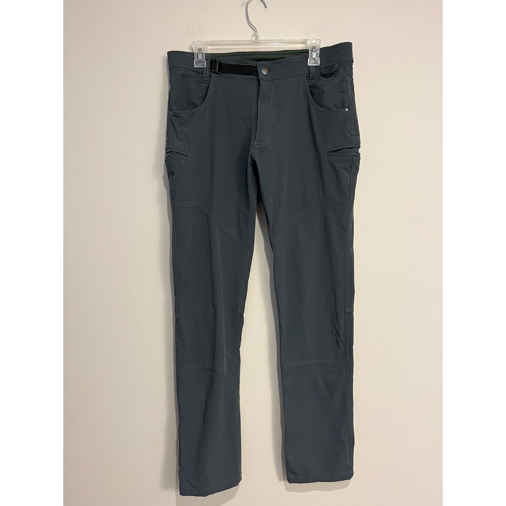 NEBU Pants The Rob Roy Slim Fit Gray Green Mens 32x34 Hiking Utility Outdoors